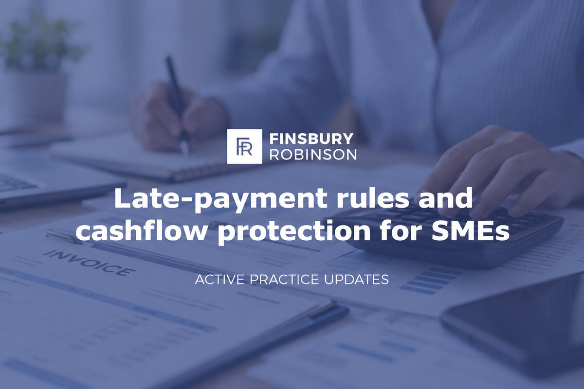 Late-payment rules and cashflow protection for SMEs