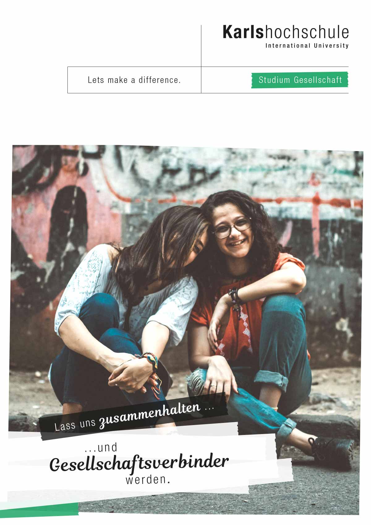 Karlshochschule Corporate Design Studie Gesellschaftsverbinder