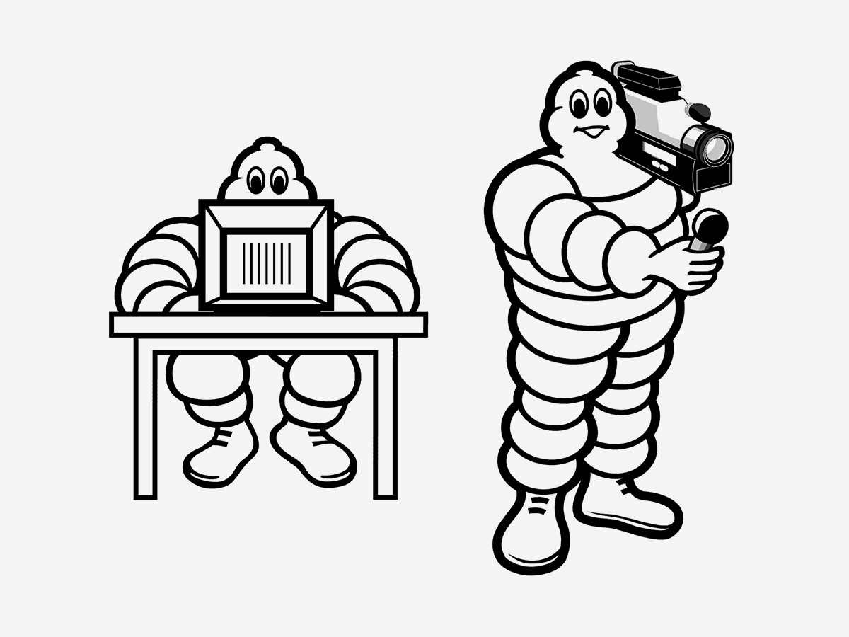 Michelin Corporate Design, Presse Bibs