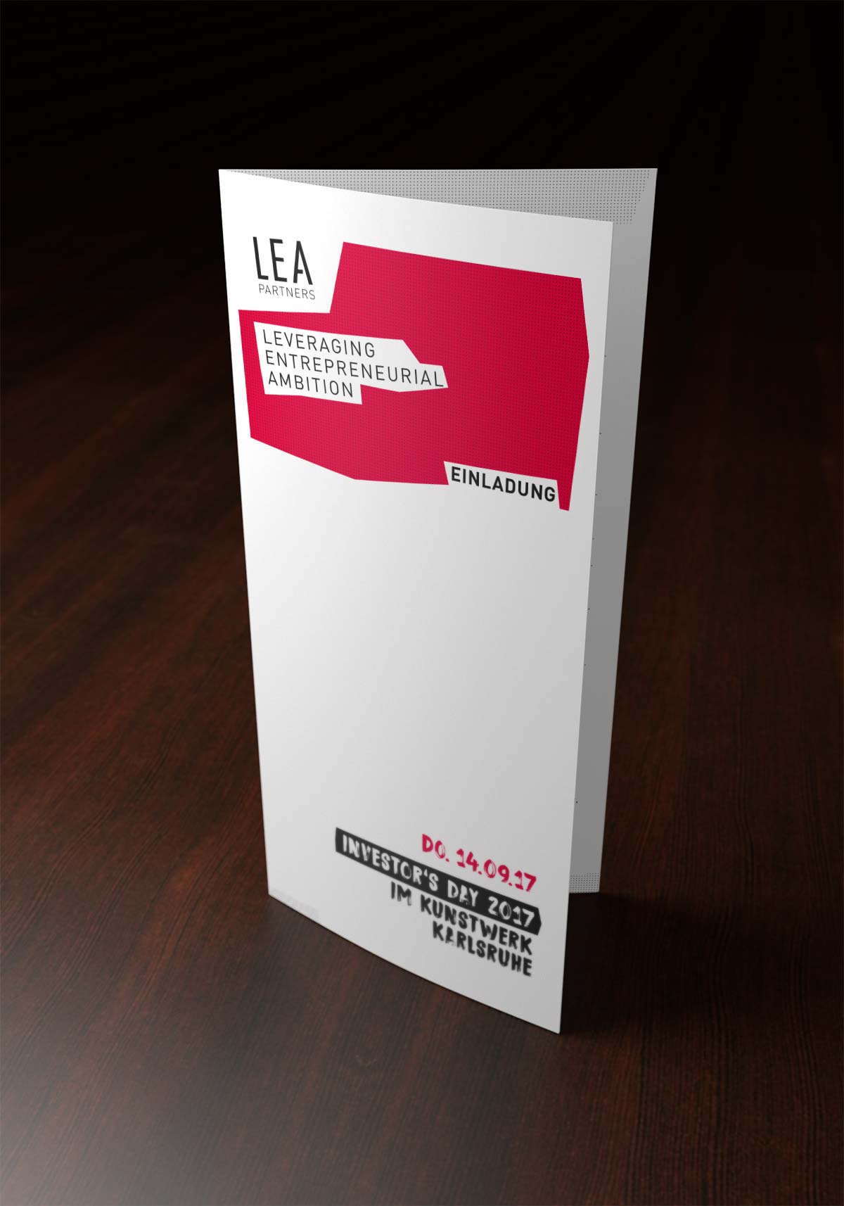 LEA Partners - Einladungskarte Vorne