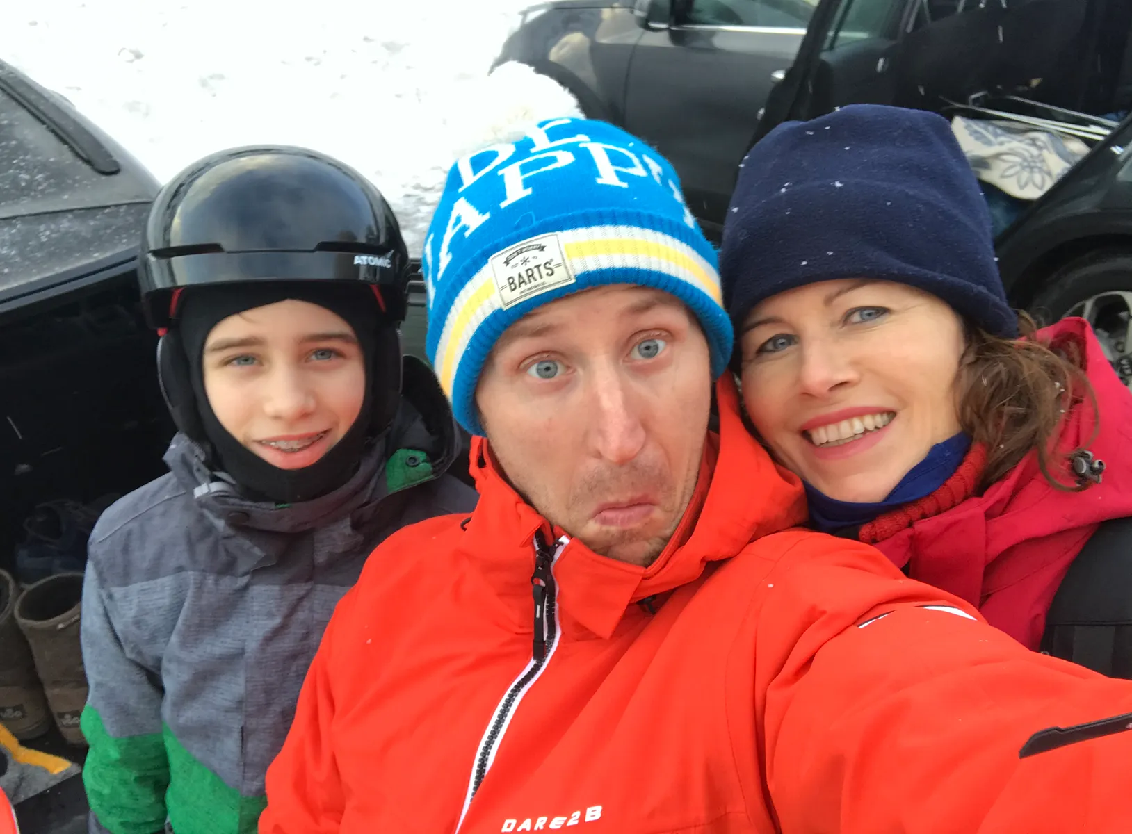 Morgens 8.30 h am Skilift