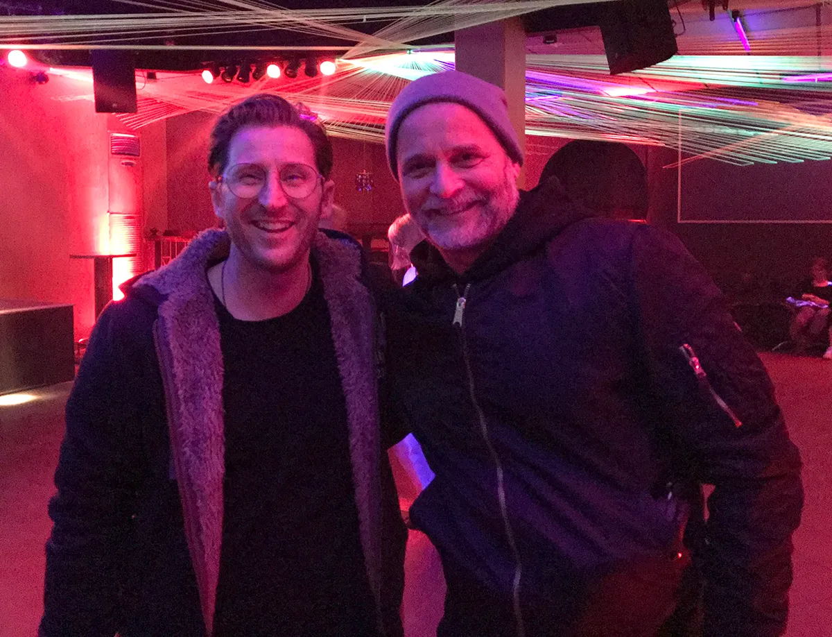 Toby O. Rink mit Basti Schwarz auf der After Art Karlsruhe