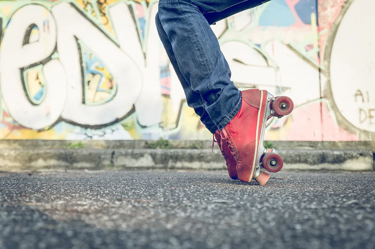 Roller Skating als Gefühl der Freiheit