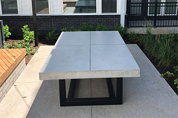 handmade custom tall fireplace