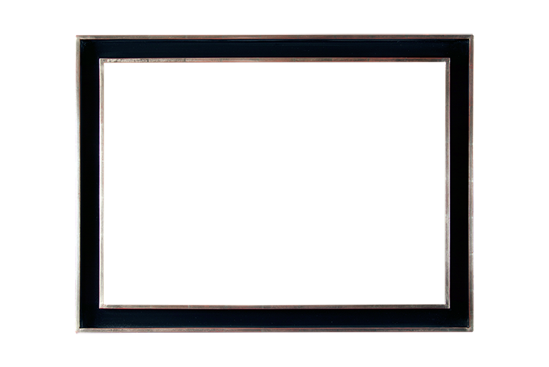 Dubbele baklijst zilver