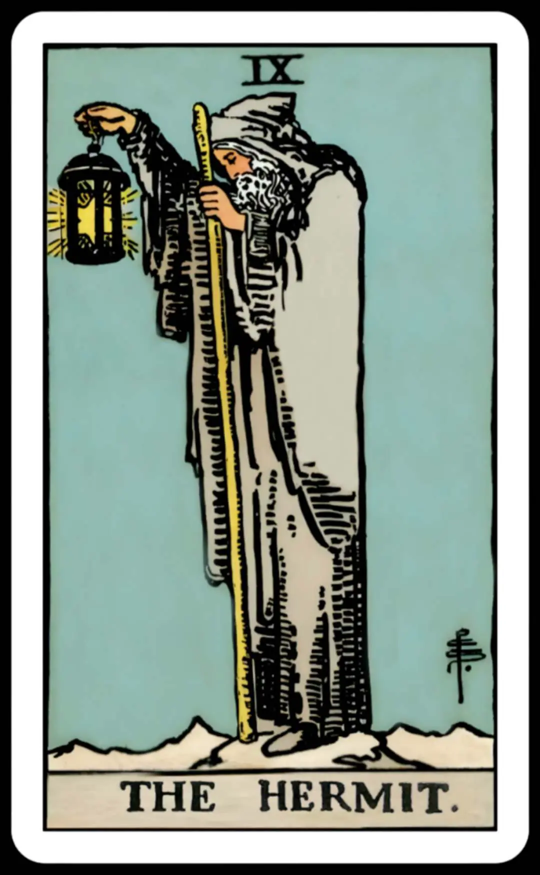 the virgo tarot card the hermit