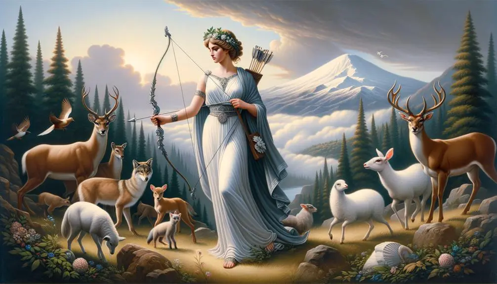 a goddess of the hunt