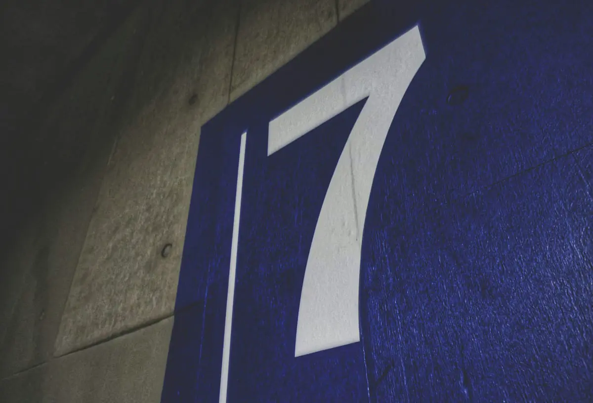 picture of the number 7