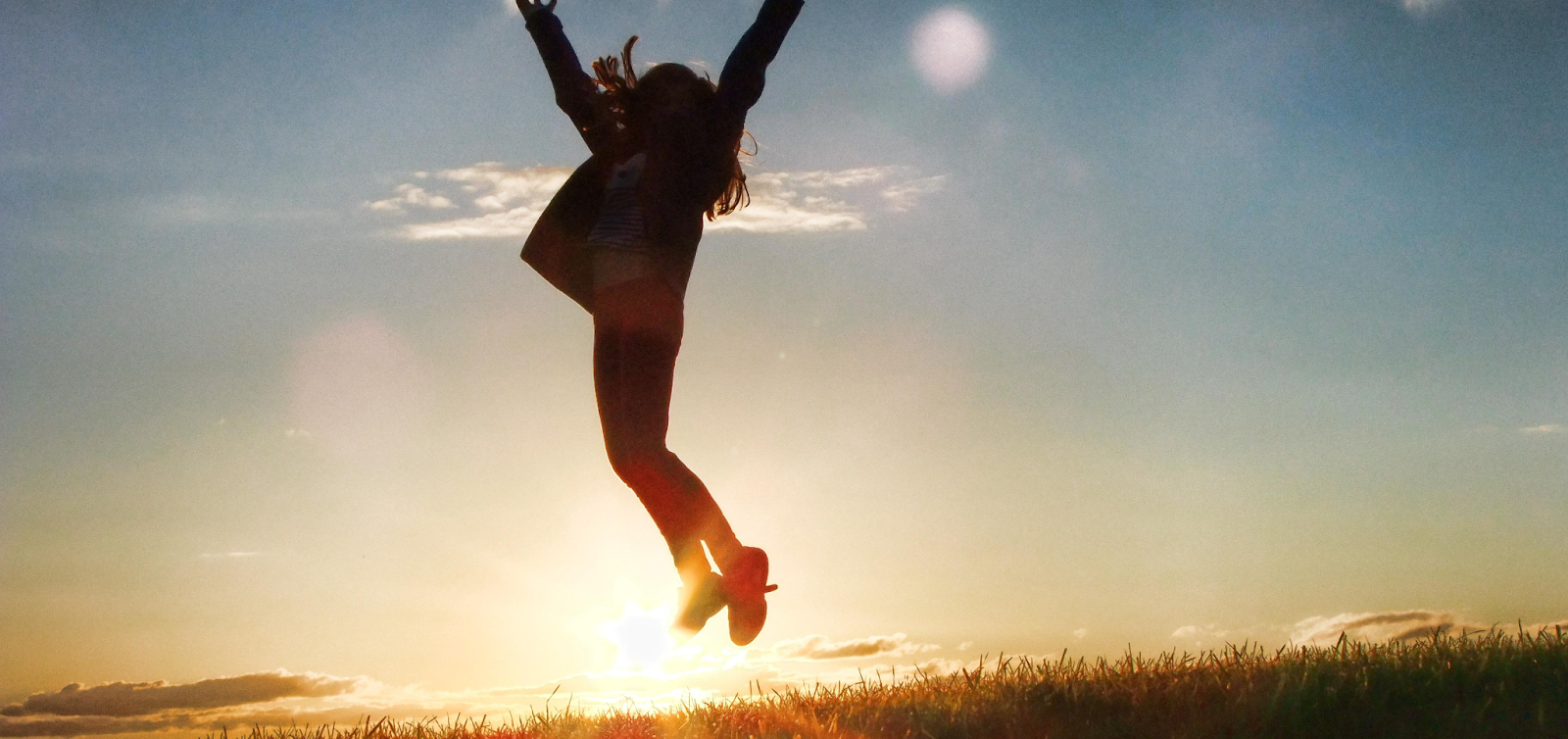 woman jumping