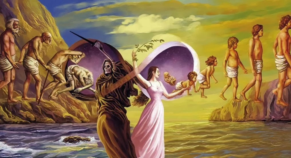 The cycle of reincarnation. Image courtesy of Tim Staples. 
