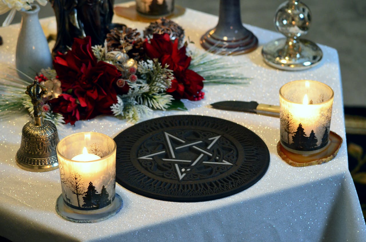 modern pagan holiday altar