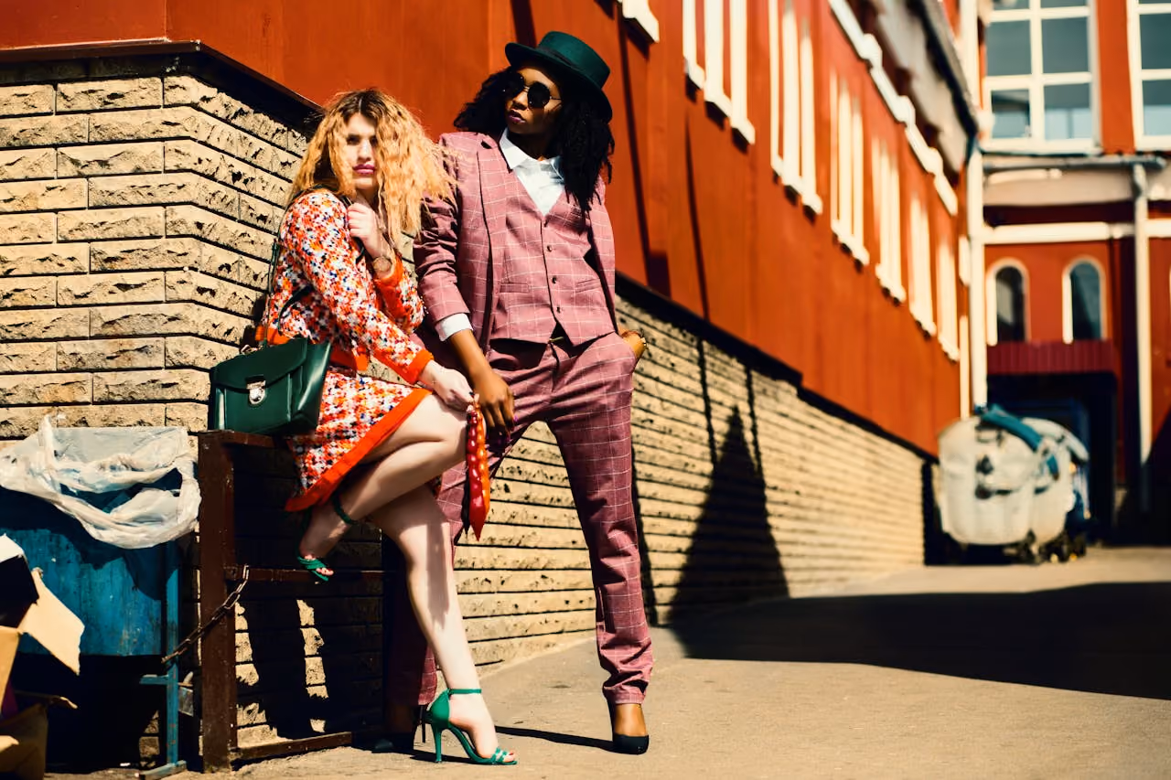 Pittsburgh-based female rapper Kellee Maize poses for an album promo in front of The Point in downtown Pittsburgh