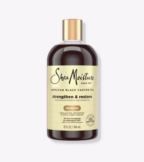 Shea Moisture Black Castor Oil shampoo
