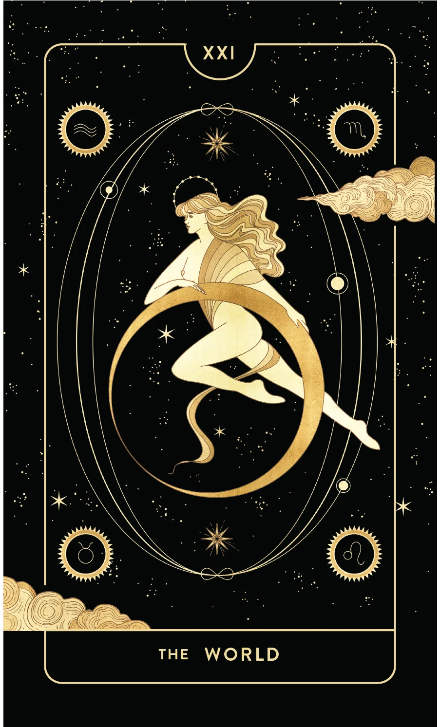 the world tarot card