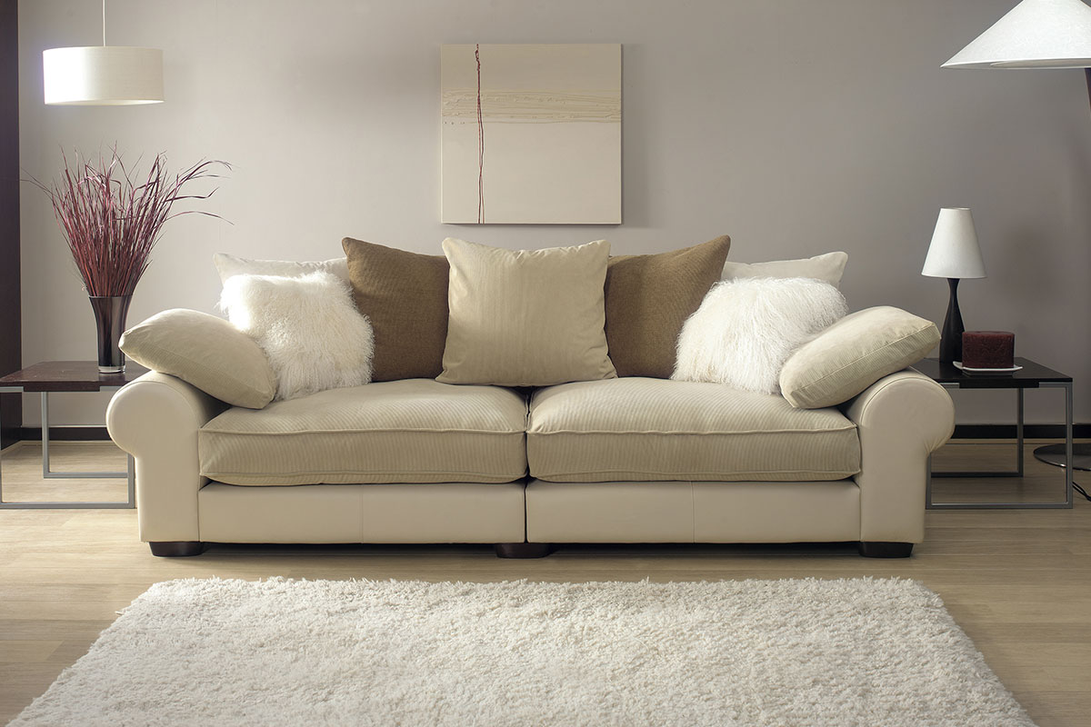 A clean sofa.