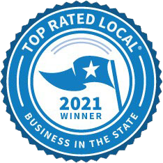 Voted top rated local business in the state 2018