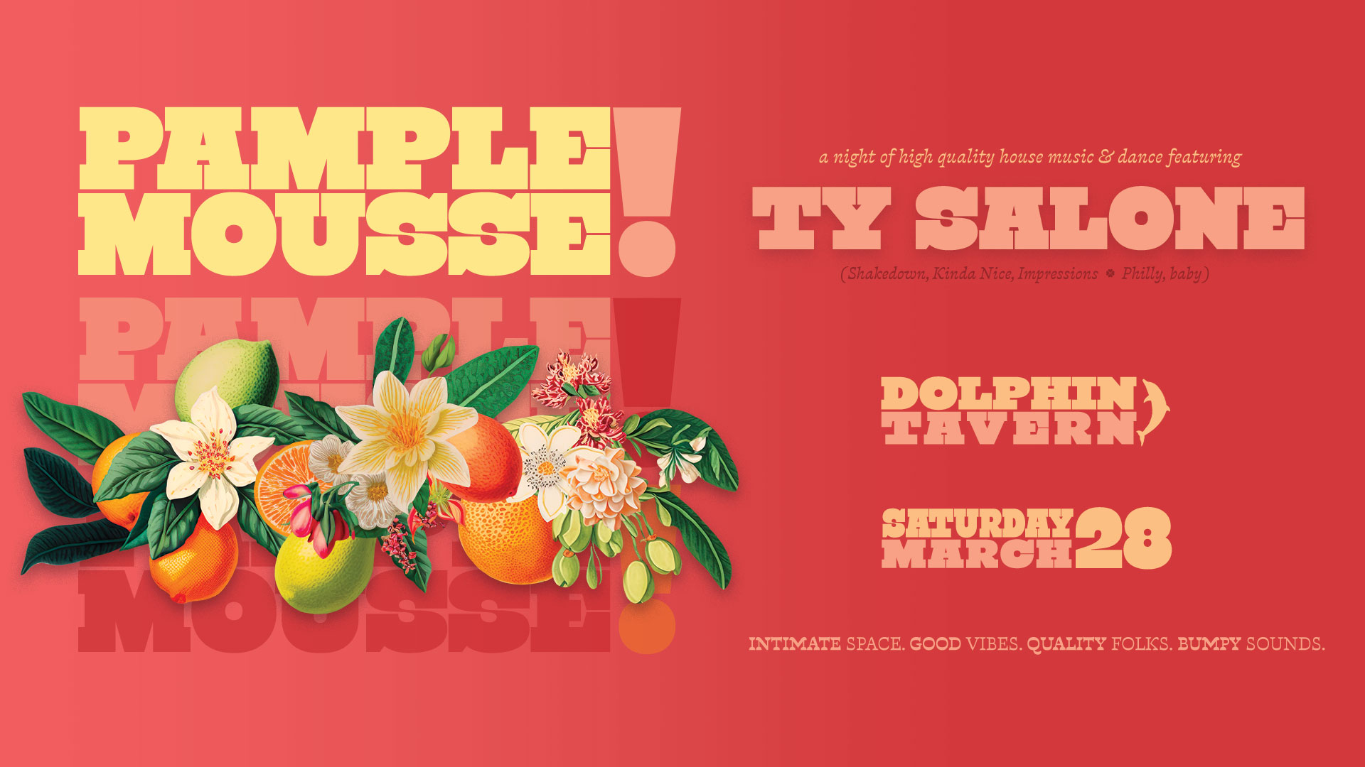 Pamplemousse event flier
