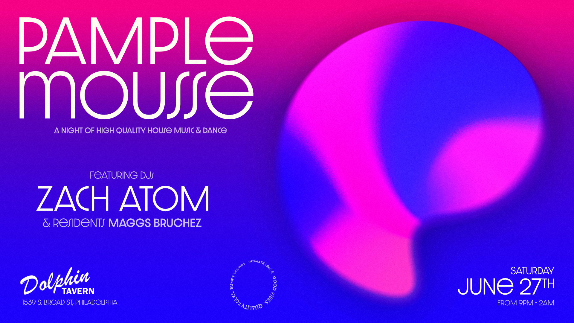 Pamplemousse event flier