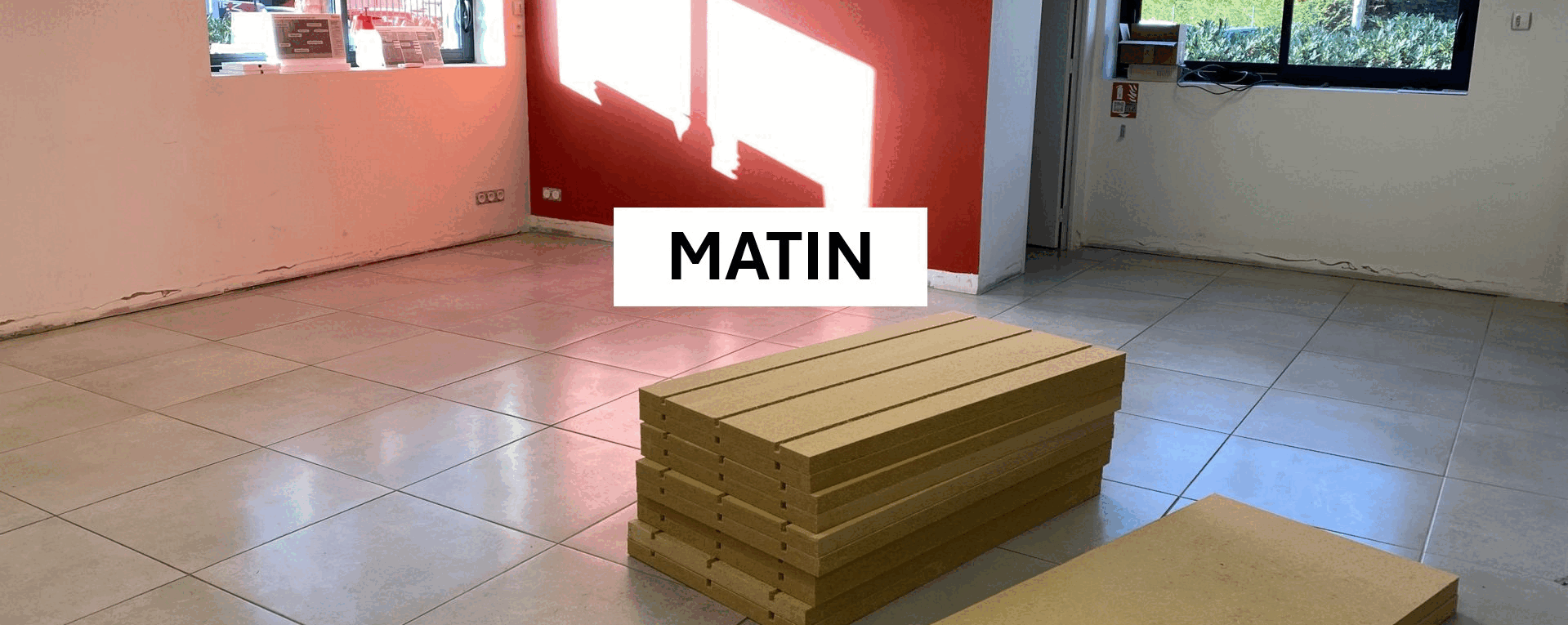 Plancher chauffant sec posé dans la journée
