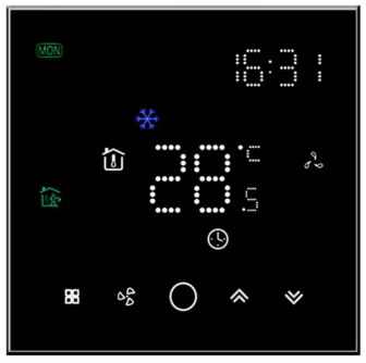 Thermostat filaire pour radiateur réversible