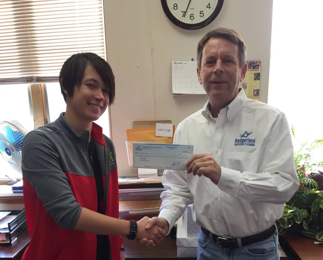 Badgerland Pressure Cleaning sponsoring Hebron House