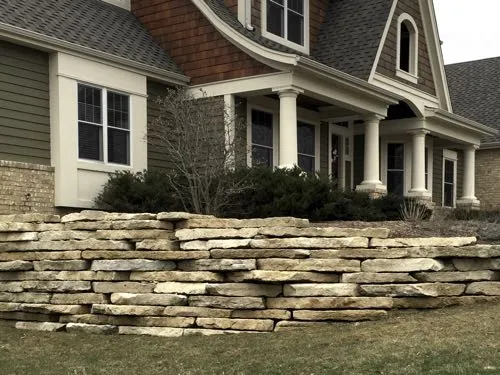 Residential Landscaping Wall and Retainer Wall Cleaning in Waukesha