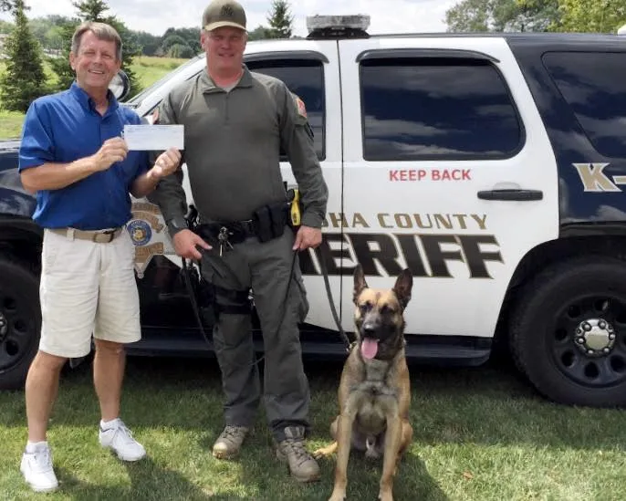 Badgerland Pressure Cleaning sponsors Waukesha County K9 Unit