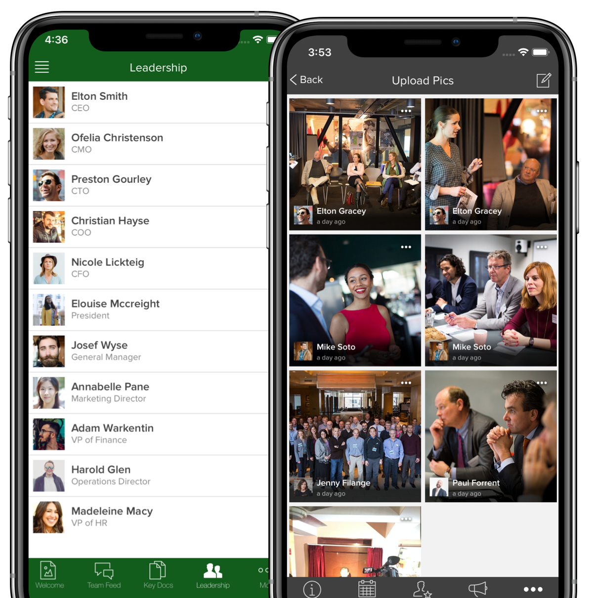Share with your community with a mobile app