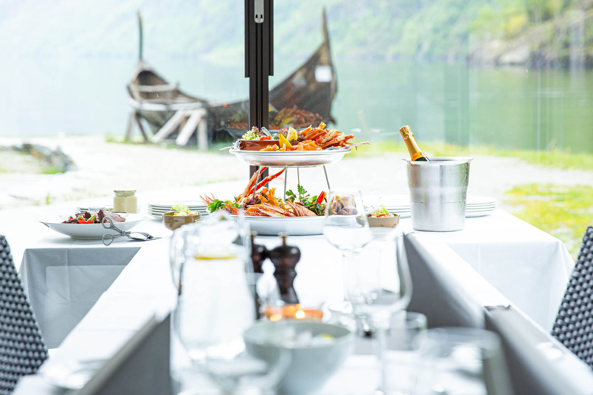 Gudvangen Seafood Restaurant by the fjord
