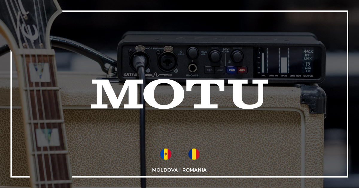 FACE appointed official distributor of MOTU in Romania and Moldova