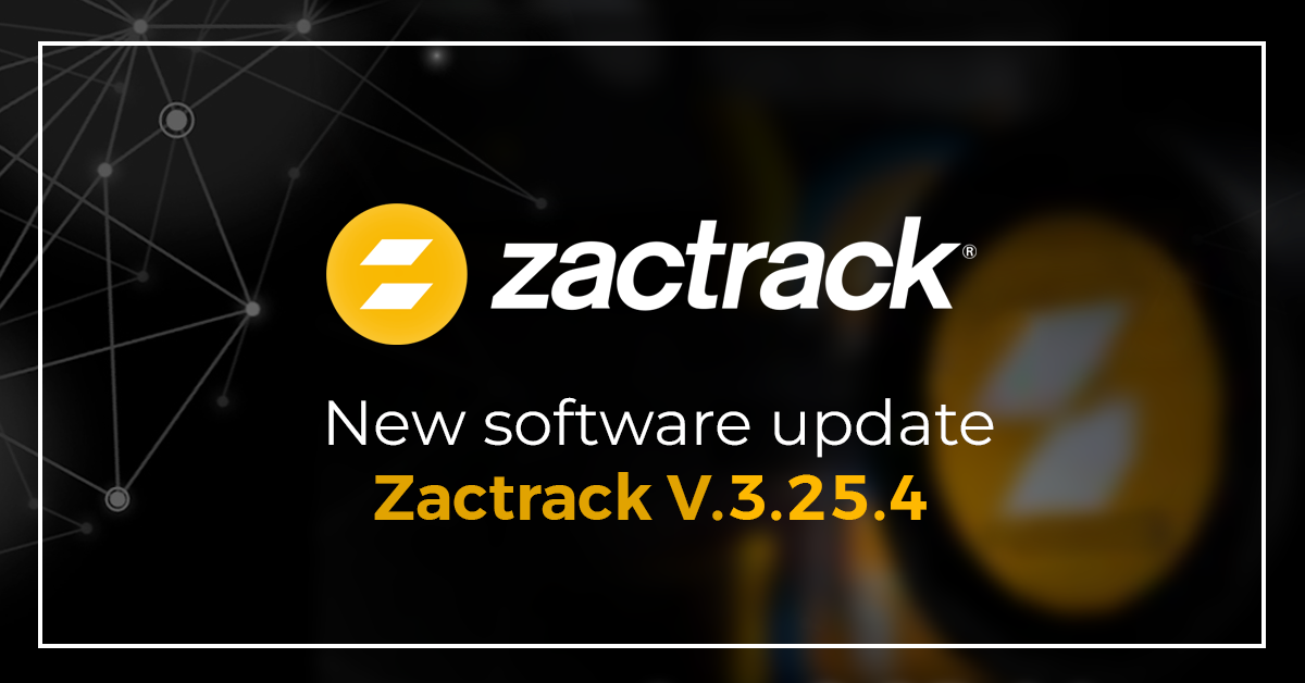 What's new Zactrack? v.3.25.4: Smart Power Management & Faster Workflows