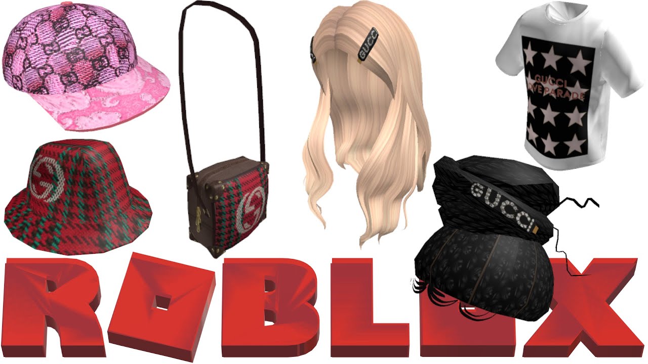 Какие бесплатные вещи Гуччи в инвентарь можно получить в роблоксе в новый  роблокс ивент Gucci Town
