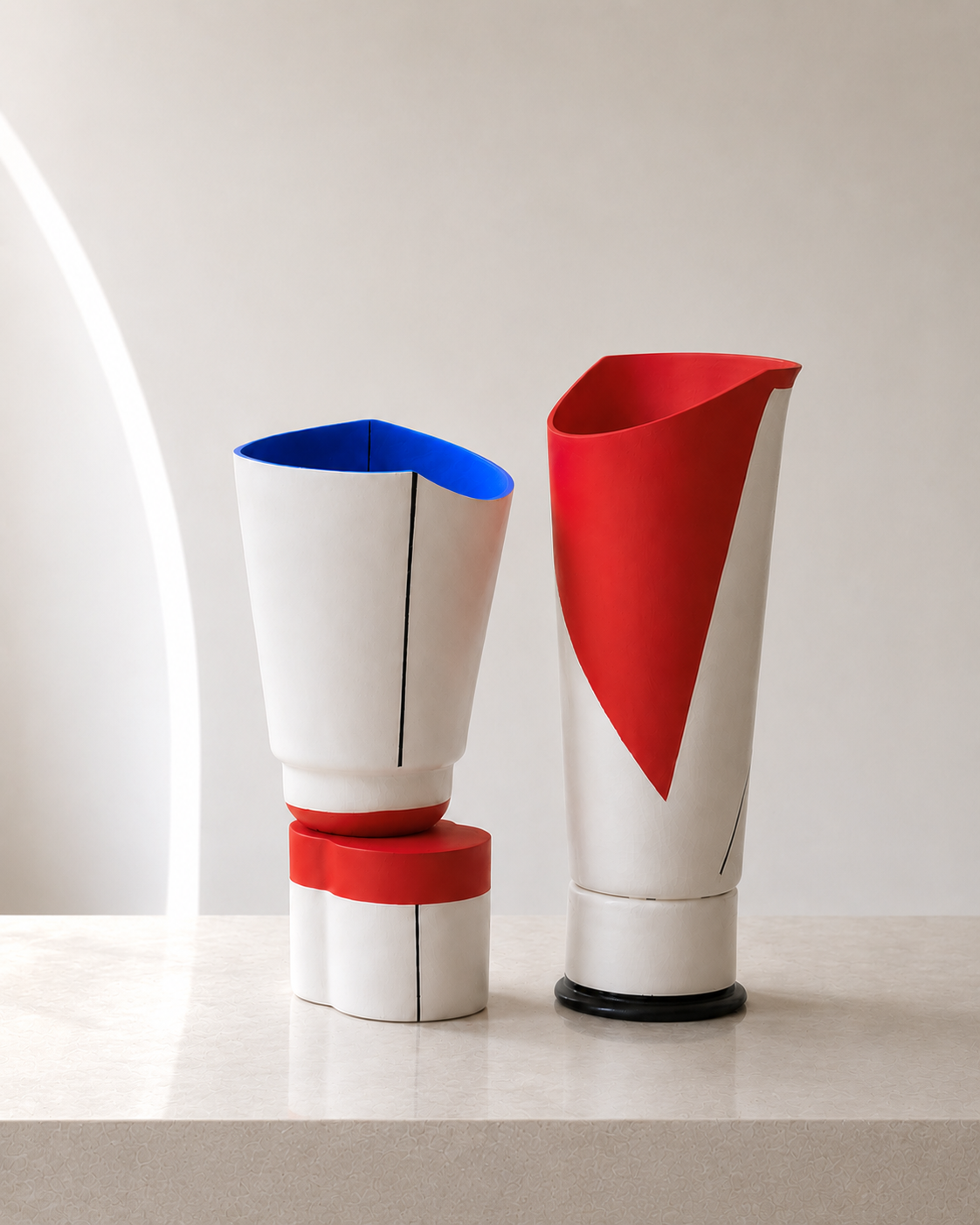 Contemporary ceramic vessel by Australian ceramic artist Sarit Cohen