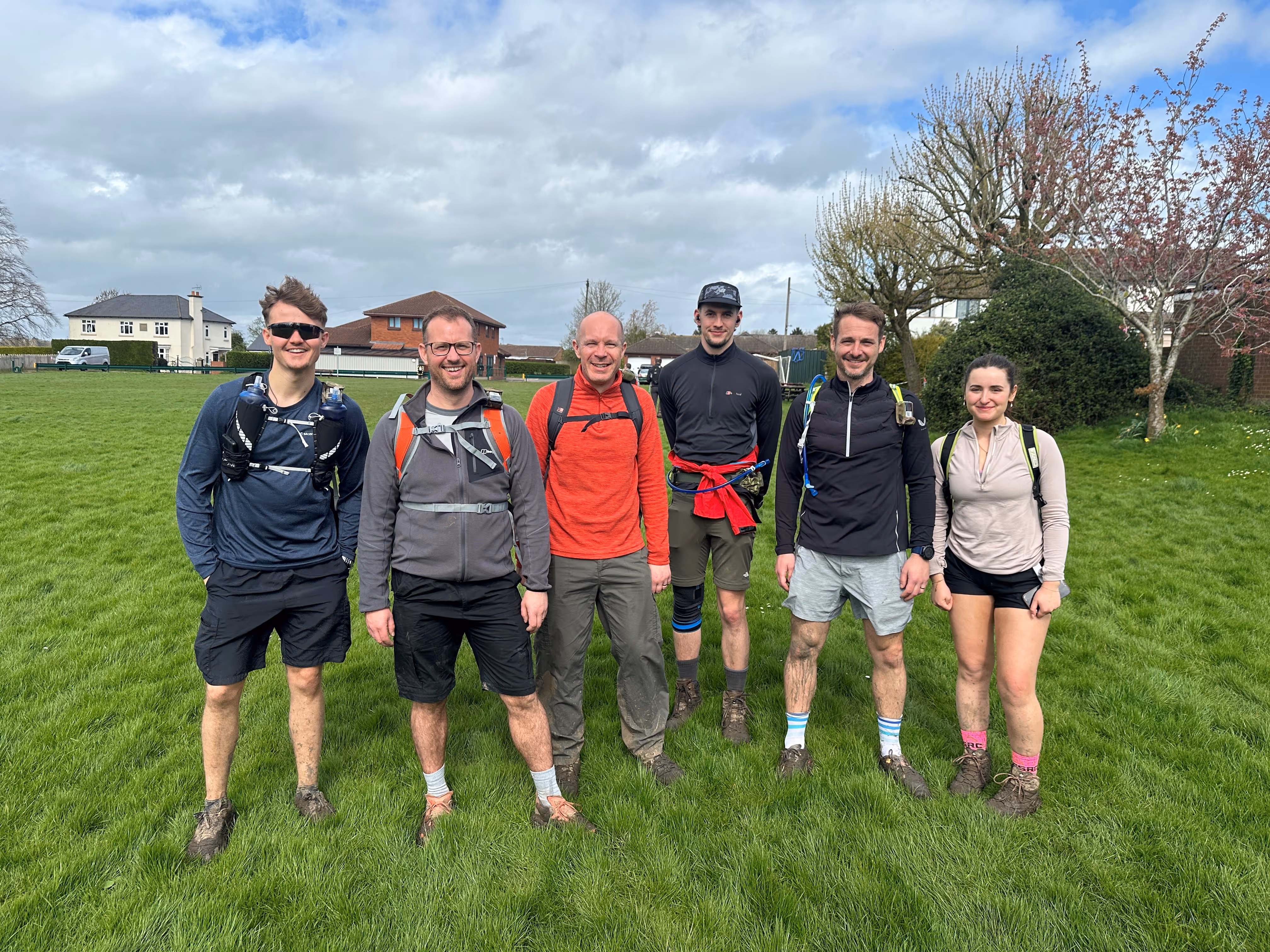 Box Factory Sales Team starting the Coventry Way Walk