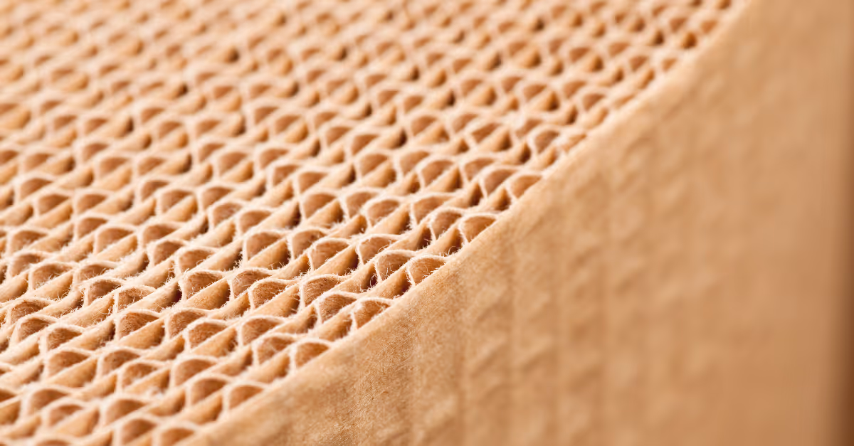 Durable Corrugated Box up close