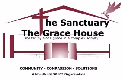 The Sanctuary/ Grace House logo