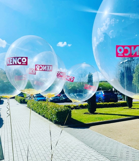 printed balloons Galaxy launch 
