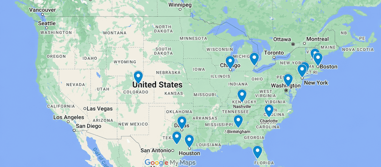 Map of Under30Experiences local community.