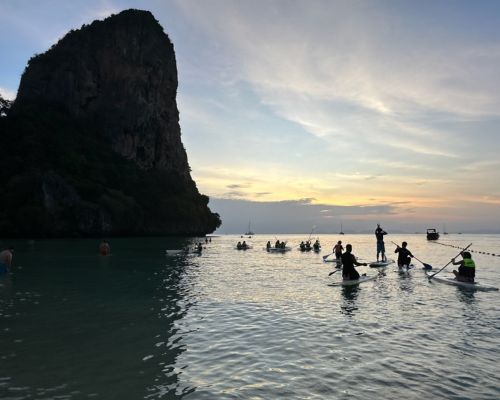 Sunset SUP'ing in Krabi, Thailand