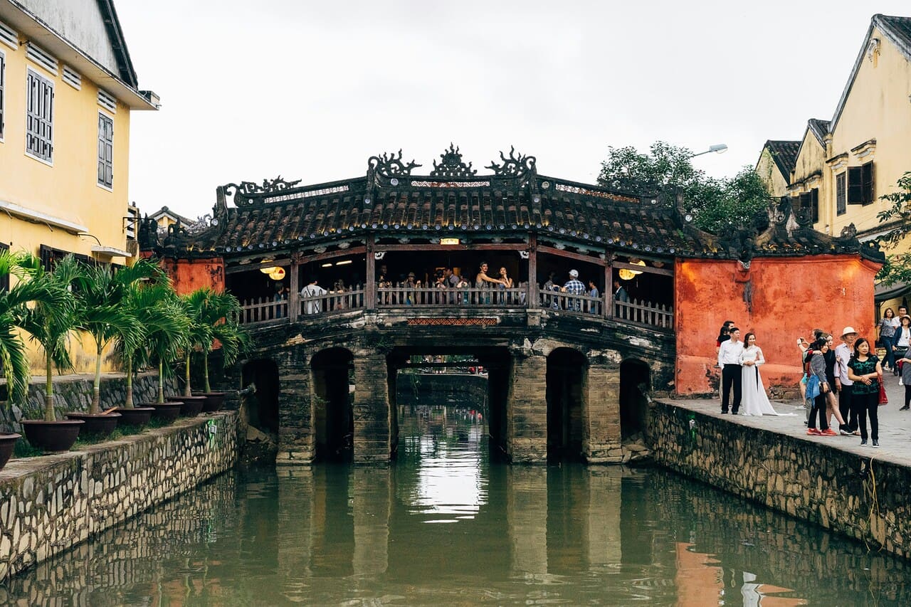 Japanese Covered Bridge in Hoi An Ancient Town, Vietnam