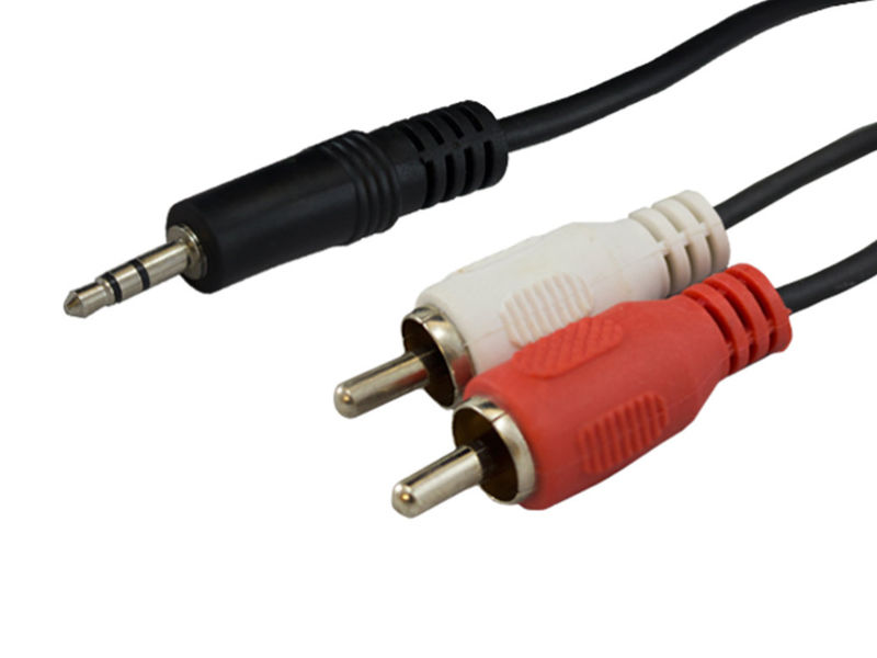 Aux to Stereo Phono Adapter Lead