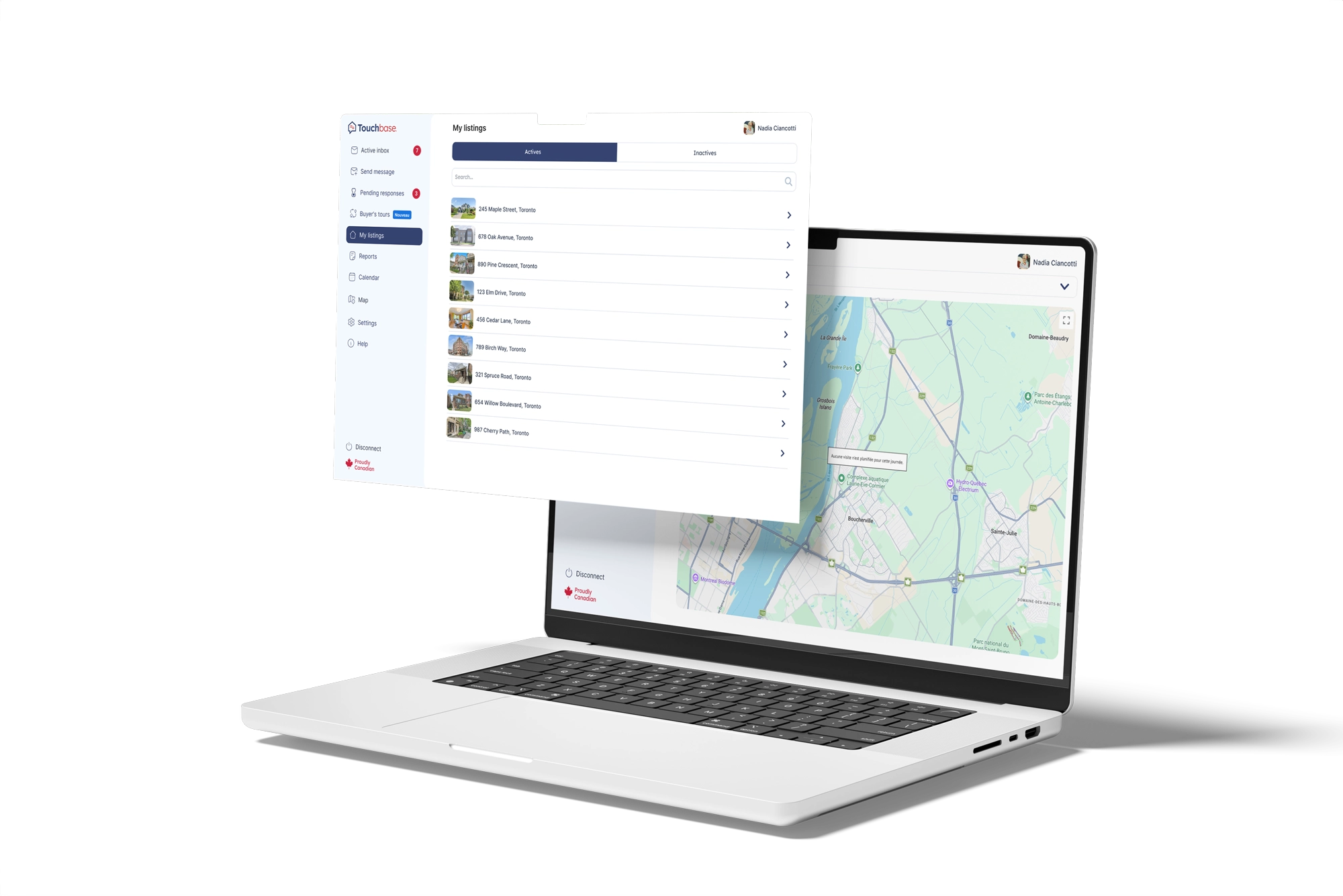 web-based touchbase no downloads