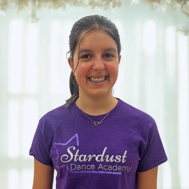 Miss Rosha, a teaching assistant with Stardust Dance Academy