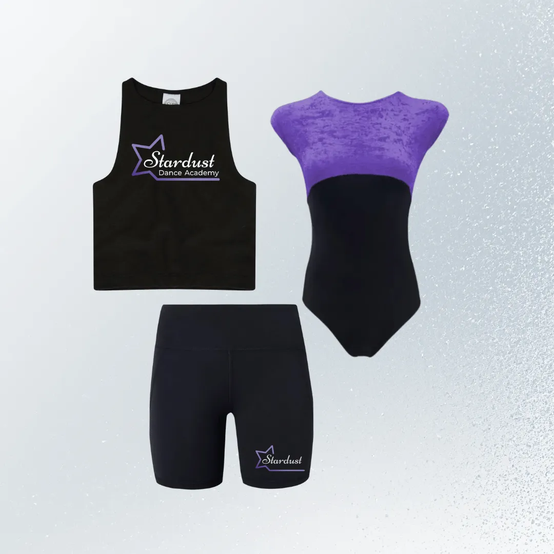Stardust Dance Academy acro class uniform
