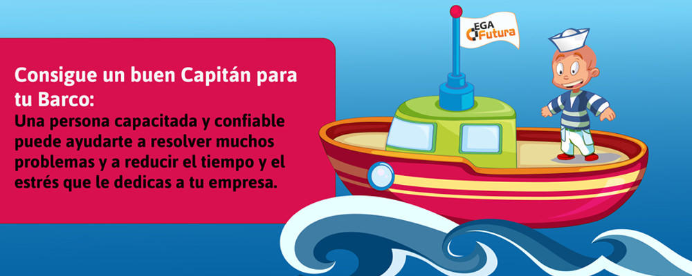 Consigue un buen Capitán para tu Barco