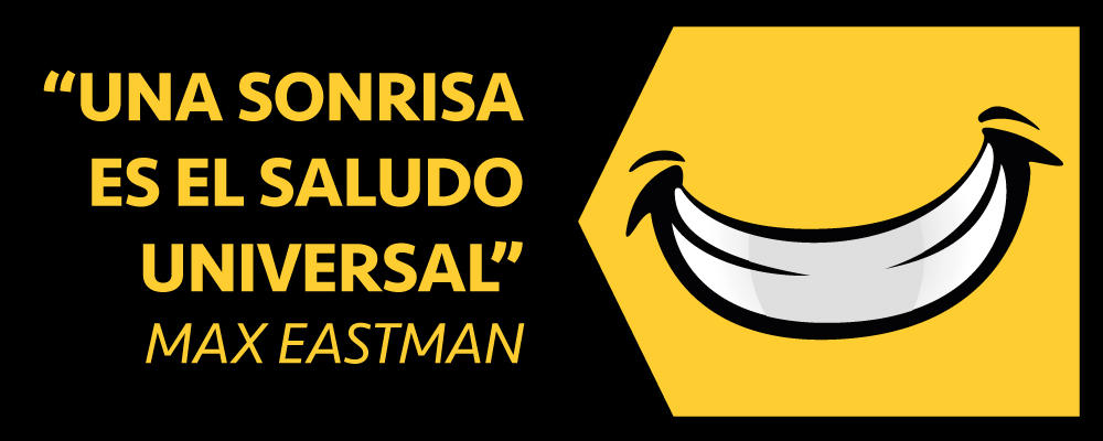 Una sonrisa es el saludo universal