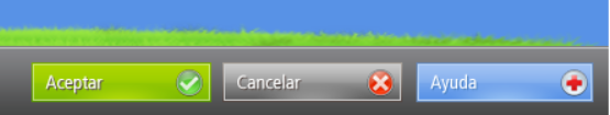 El Botón Aceptar guarda las preferencias de Configuración (luego debes cerrar la aplicación)