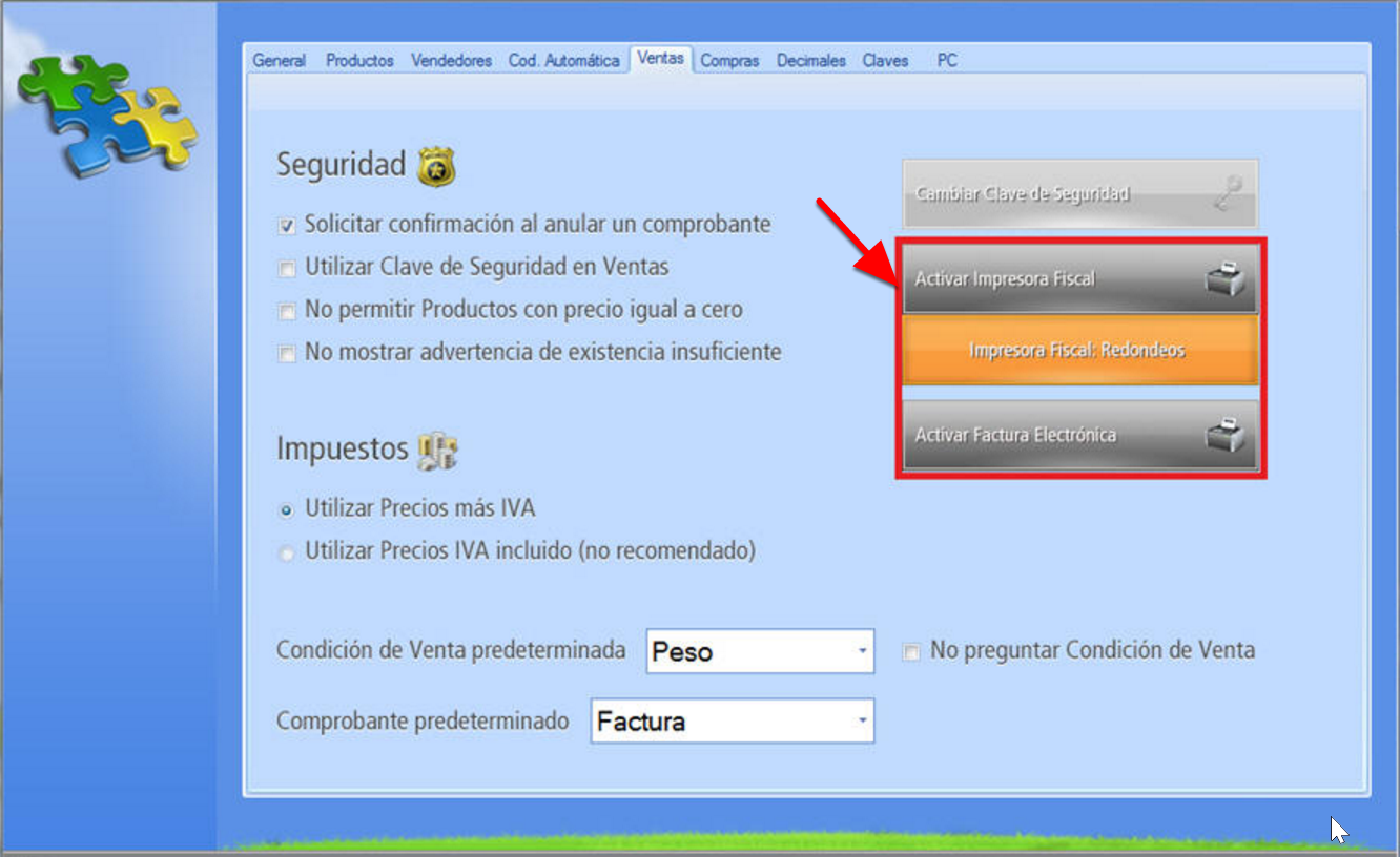 Funciones impresor fiscal Argentina