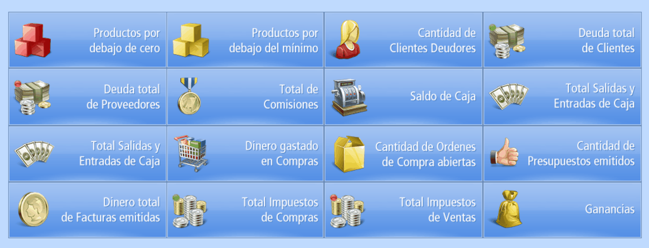 Selección de valores a visualizar