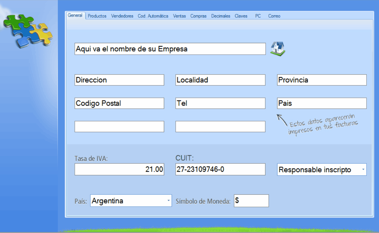 Activación del modulo de facturación electrónica